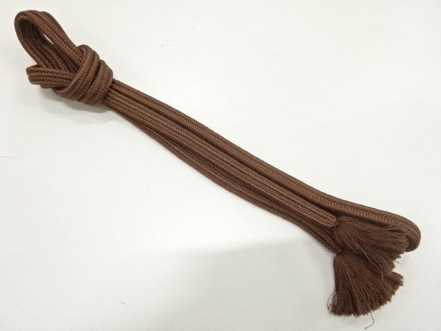 JAPANESE KIMONO / HAND-TIED OBIJIME CORD / SILK